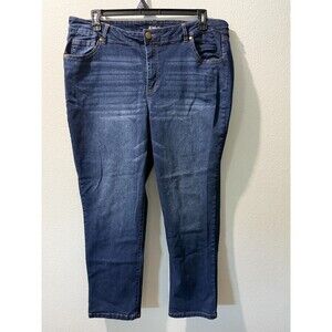 d. jeans Size 20 W Women's Stretch Jeans Dark Wash NO FLAWS/MINT